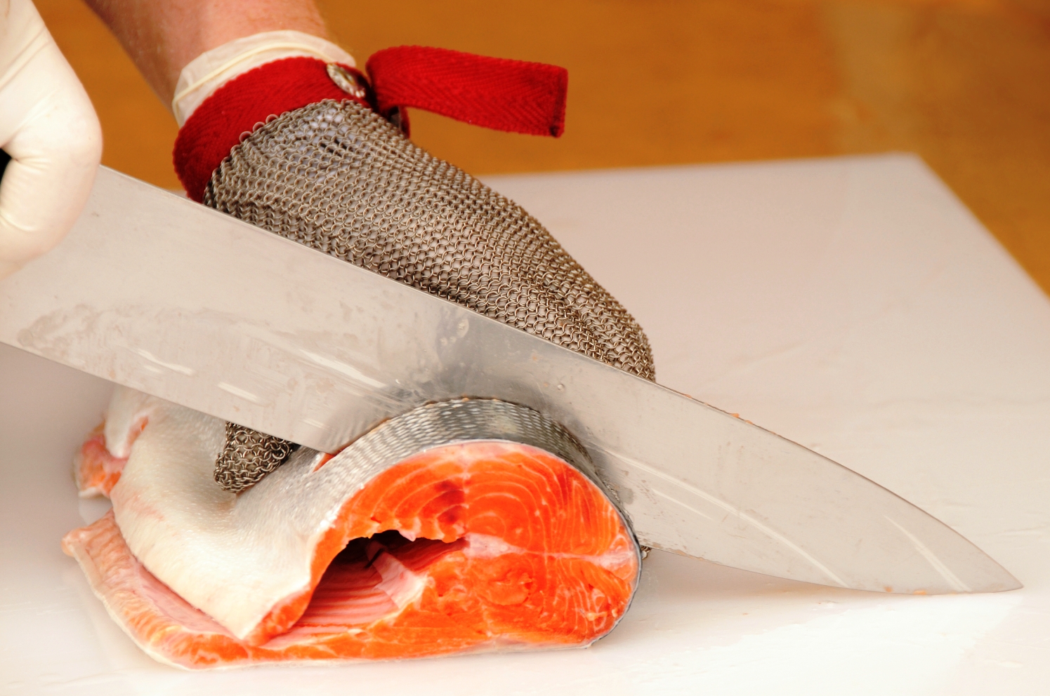 不锈钢钢环防切割手套